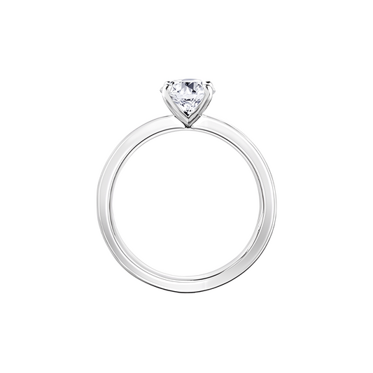 0.50CT Canadian Diamond Solitaire Ring in 10K White Gold