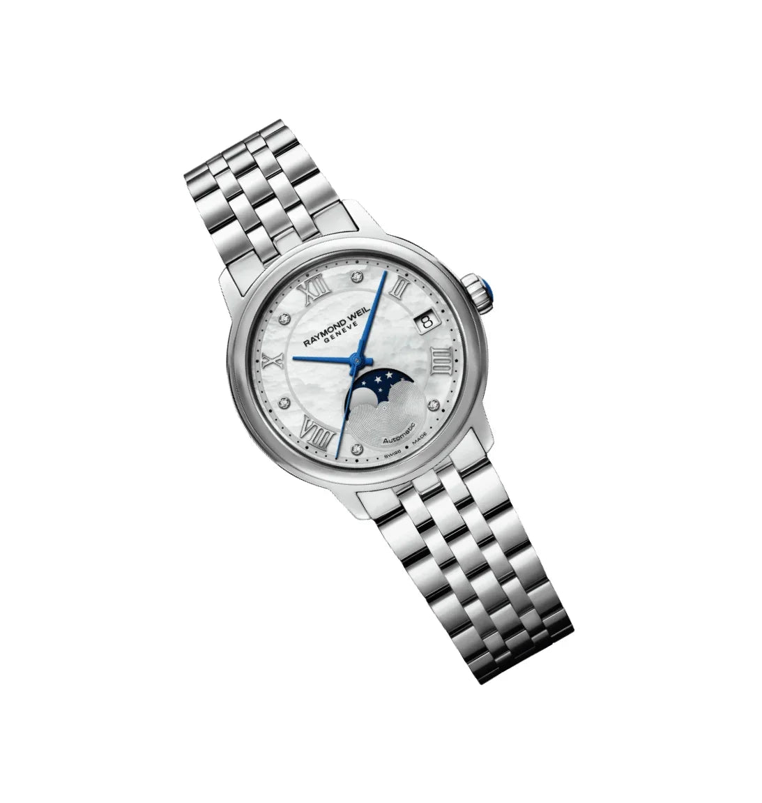 Raymond Weil Maestro Mechanical Womens Watch 2139-ST-00965