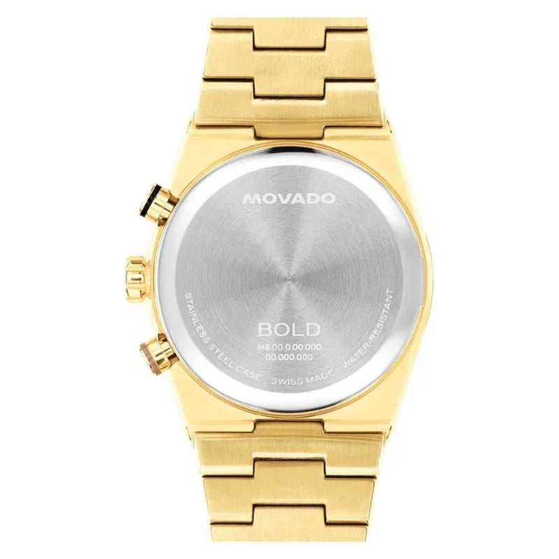 Movado BOLD Quest Chronograph Quartz Mens Watch 3601185