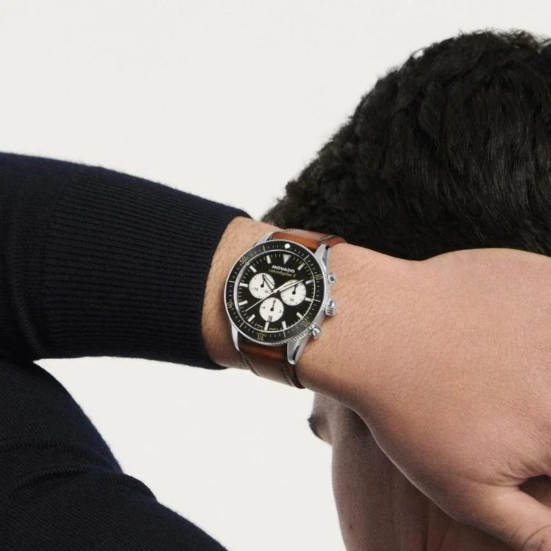 Movado Heritage Calendoplan S Chronograph Quartz Men's Watch 3650202