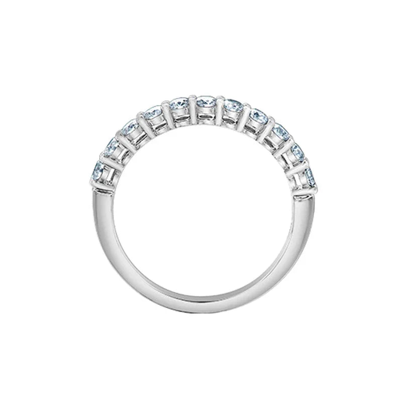 14K White Gold 0.75TDW Lab Grown Diamond Band