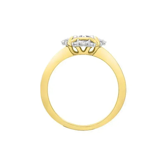 10K Yellow Gold 0.30TDW Diamond Engagement Ring