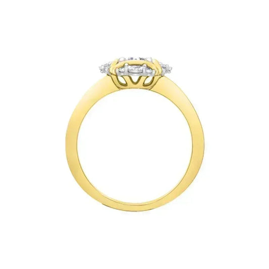 10K Yellow Gold 0.30TDW Diamond Engagement Ring