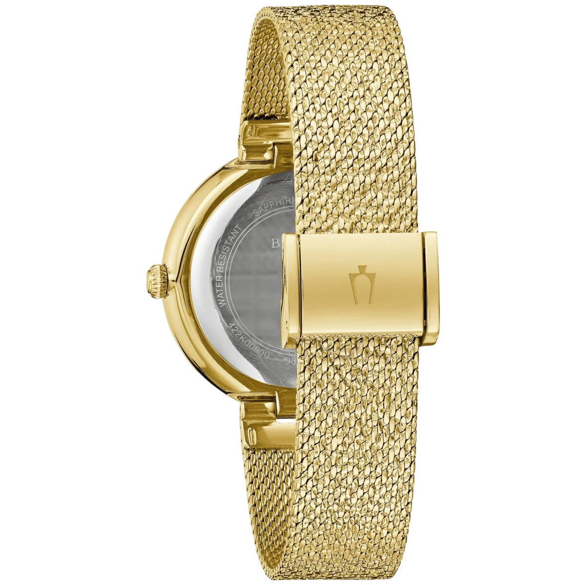 Bulova Champagne Crystal Quartz Women's Watch 98L321