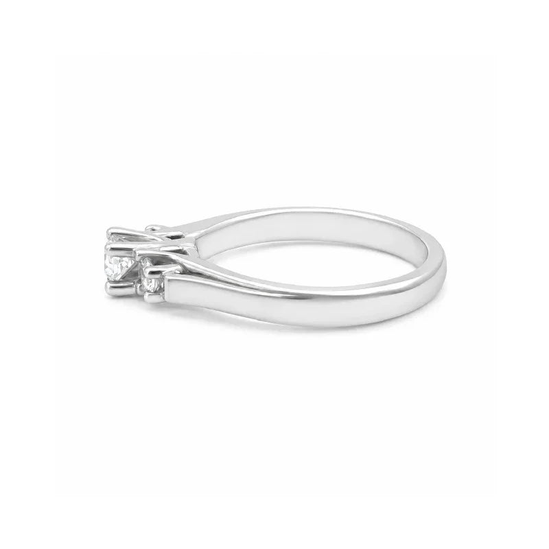 0.43TDW Canadian Diamond Ring in 14K White Gold