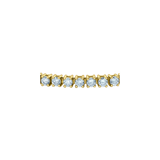 5.00TDW Lab Grown Diamond Tennis Bracelet in 10K Yellow Gold
