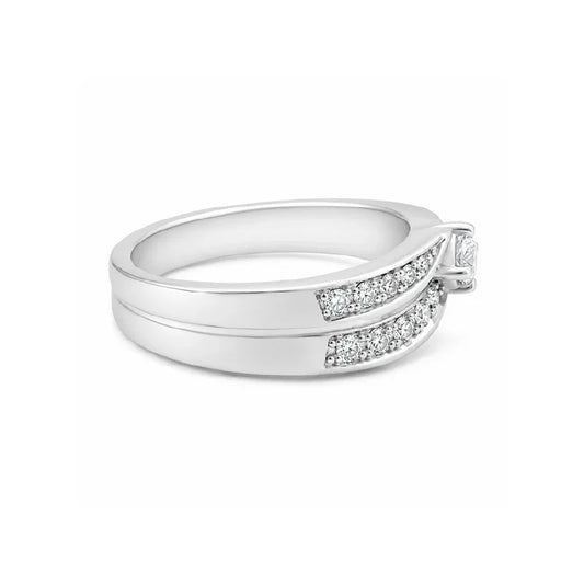 0.25 TDW Canadian Diamond Ring in 10K White Gold