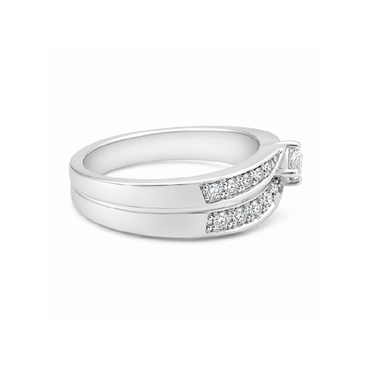 0.25 TDW Canadian Diamond Ring in 10K White Gold