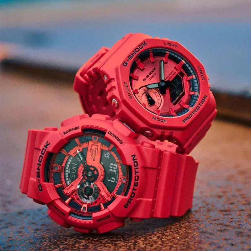 G-Shock 2100 Series Quartz Men's Watch GA2100RRB-4A