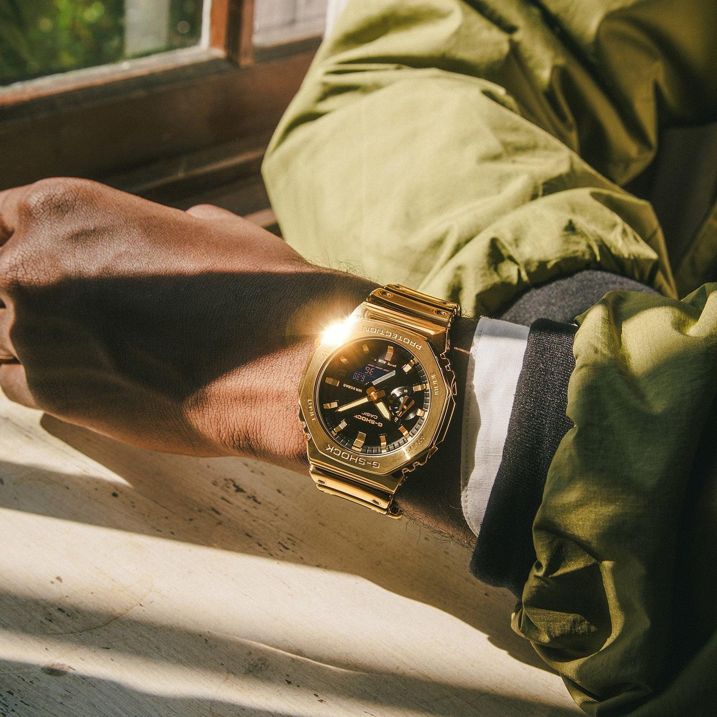 G-Shock G-STEEL 2100 Series Quartz Men's Watch GM2100YMG-9A