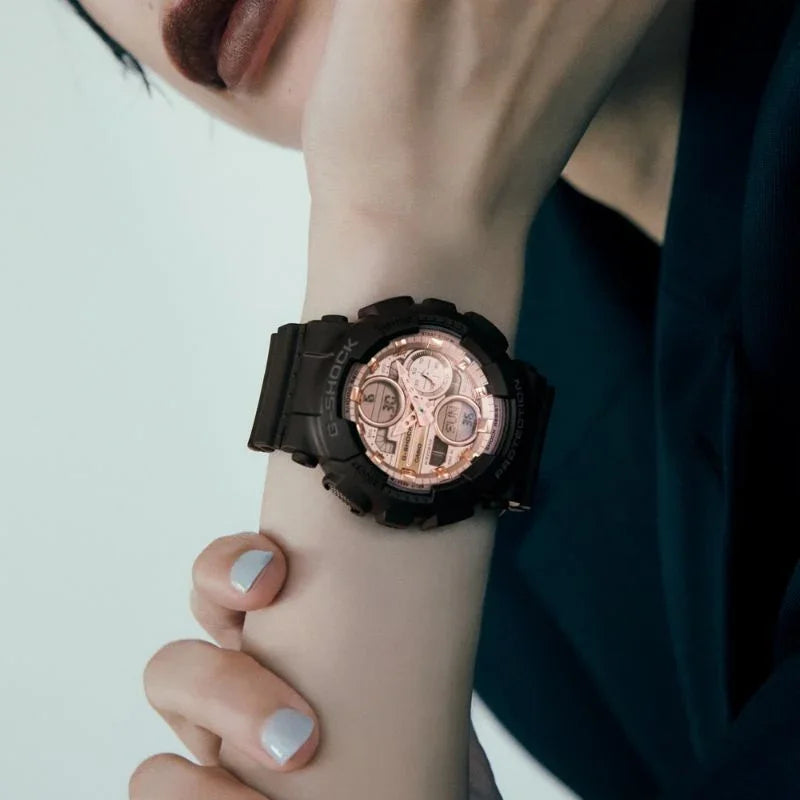 G-Shock ANALOG-DIGITAL Quartz Womens Watch GMAS140PG-1A