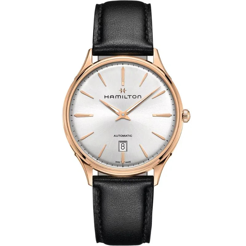 Hamilton Jazzmaster Thinline Gold Automatic Mens Watch H38545751
