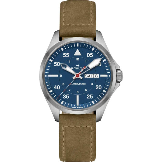 Hamilton Khaki Aviation Pilot Day Date Automatic - Air-Glaciers Edition Men's Watch H64655941