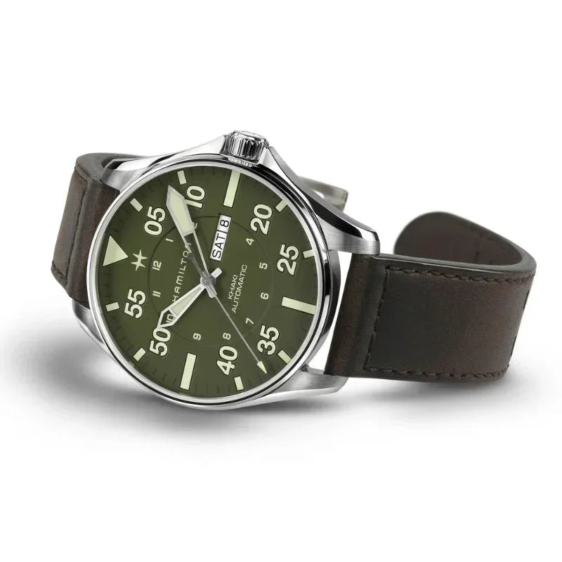 Hamilton Khaki Aviation Pilot Schott NYC - Limited Edition Automatic Mens Watch H64735561