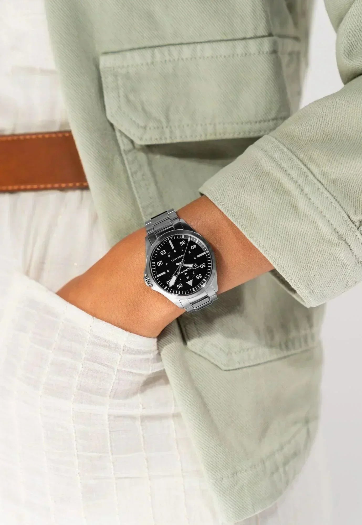 Hamilton Khaki Aviation Pilot Automatic 39mm Mens Watch H76305130