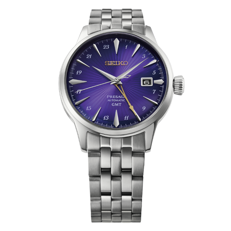 Seiko Presage Cocktail Time Edo Murasaki 145th Anniversary Limited Edition Automatic Mens Watch HCB006J1
