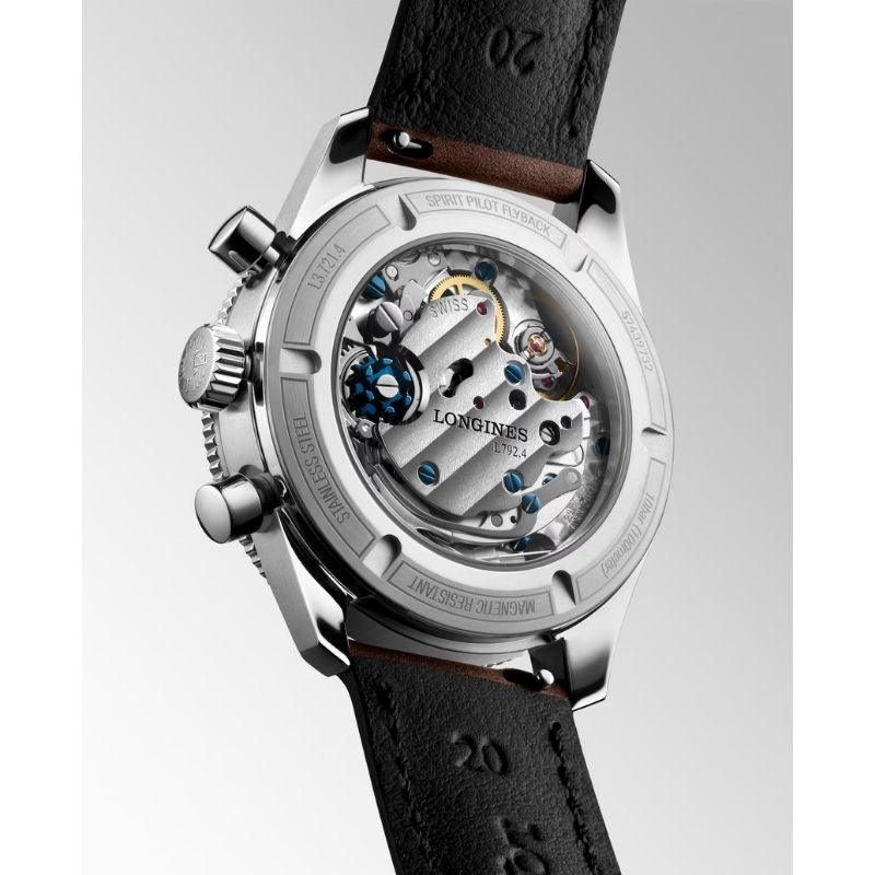 Longines Sprit Pilotn Flyback Manualwinding Men's Watch L37214532
