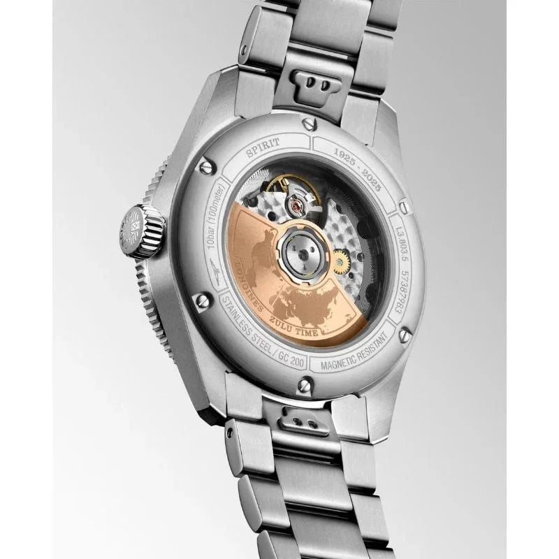 Longines Spirit Zulu Time Automatic Mens Watch L38035536
