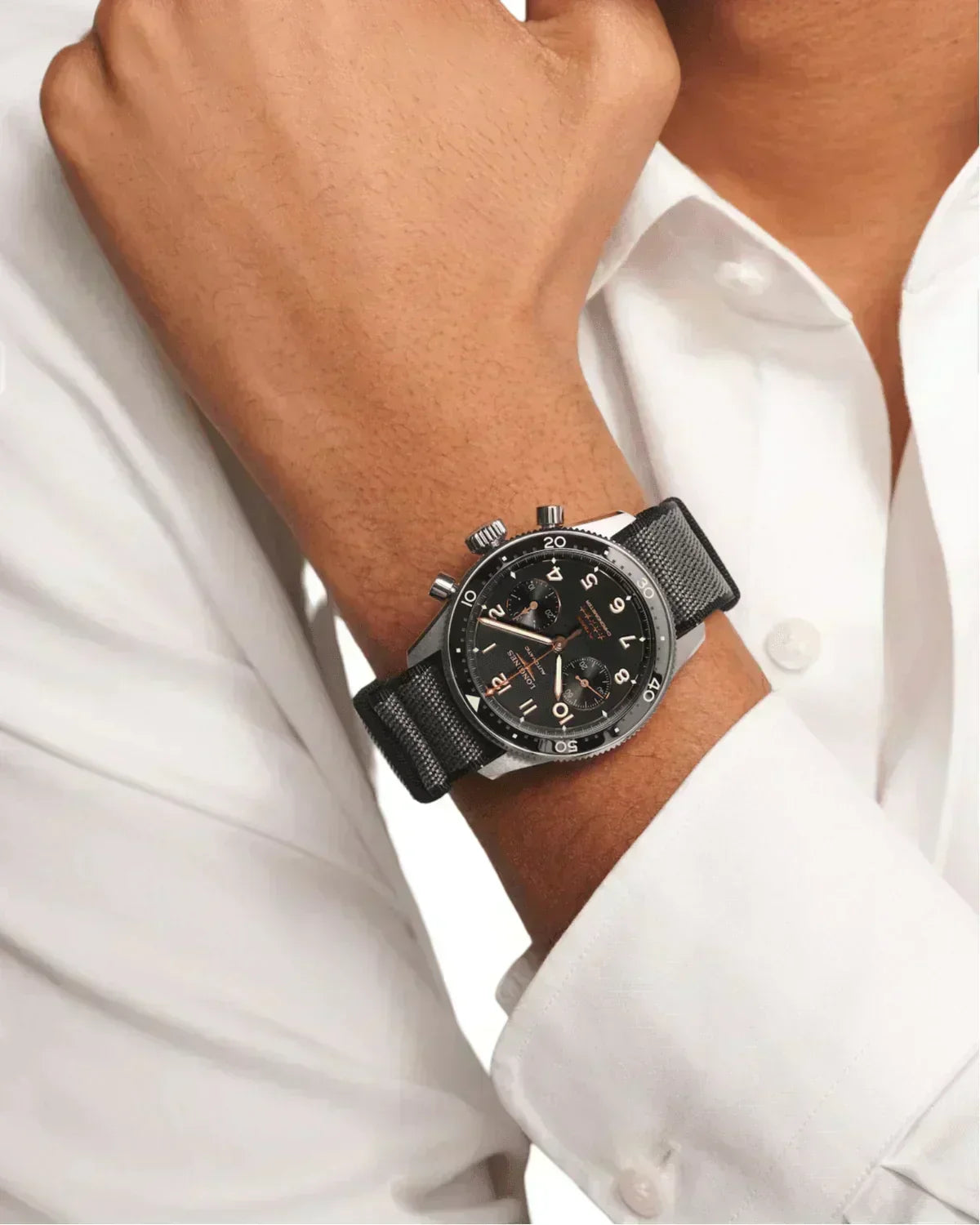 Longines Spirit Flyback Titanium Automatic Mens Watch L38211532