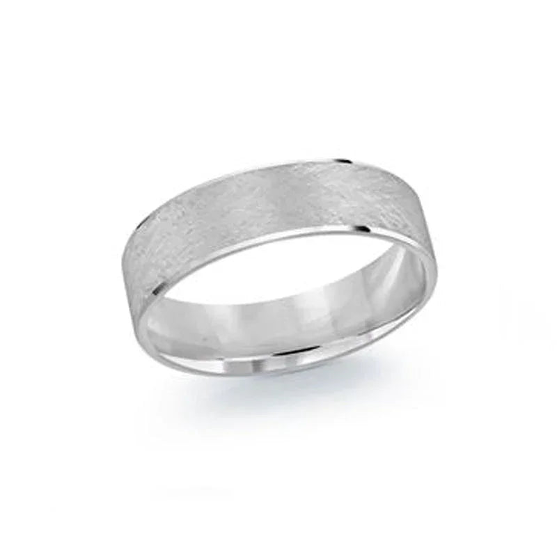 10, 14 Karat Solid Gold 6mm Fancy Hollow Wedding Band