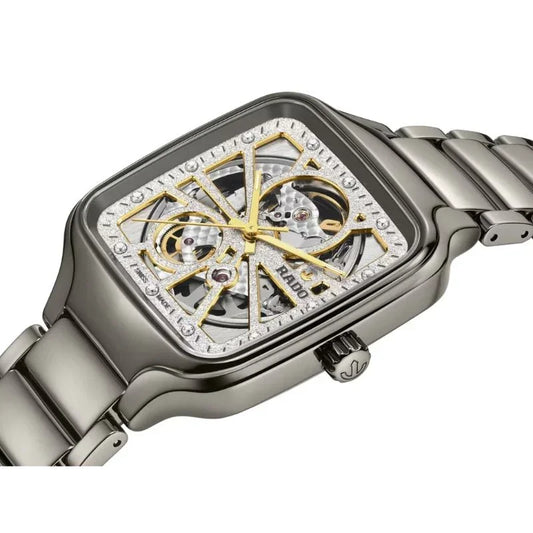 Rado True Square Automatic Open Heart Sparkling Unisex Watch R27083722