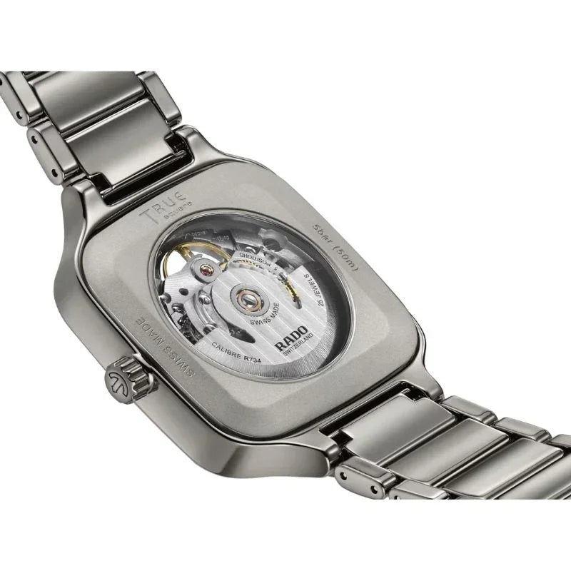 Rado True Square Automatic Open Heart Sparkling Unisex Watch R27083722