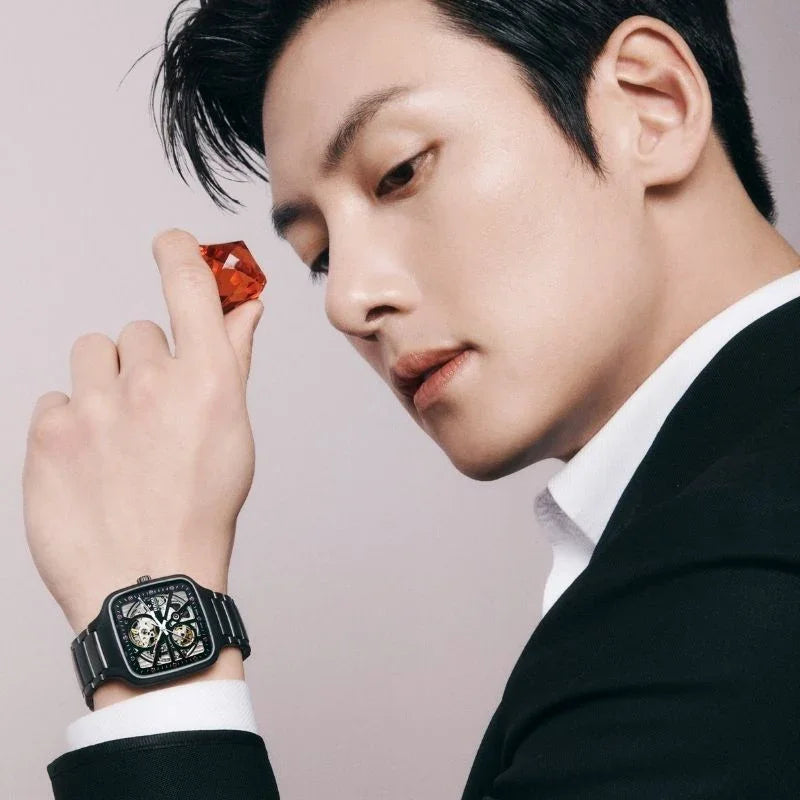 Rado True Square Open Heart X Ji Chang-wook Limited Edition Automatic Unisex Watch R27174712