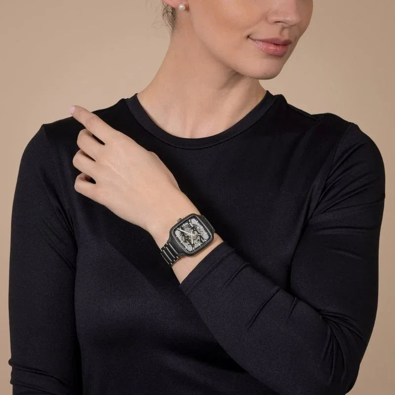 Rado True Square Automatic Open Heart Sparkling Unisex Watch R27197152