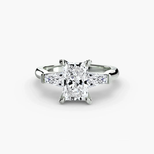 Three-Stone Ring (Baguette Side Stones) 2
