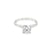 14K White Gold 1.01TDW Lab Grown Diamond Solitaire Ring