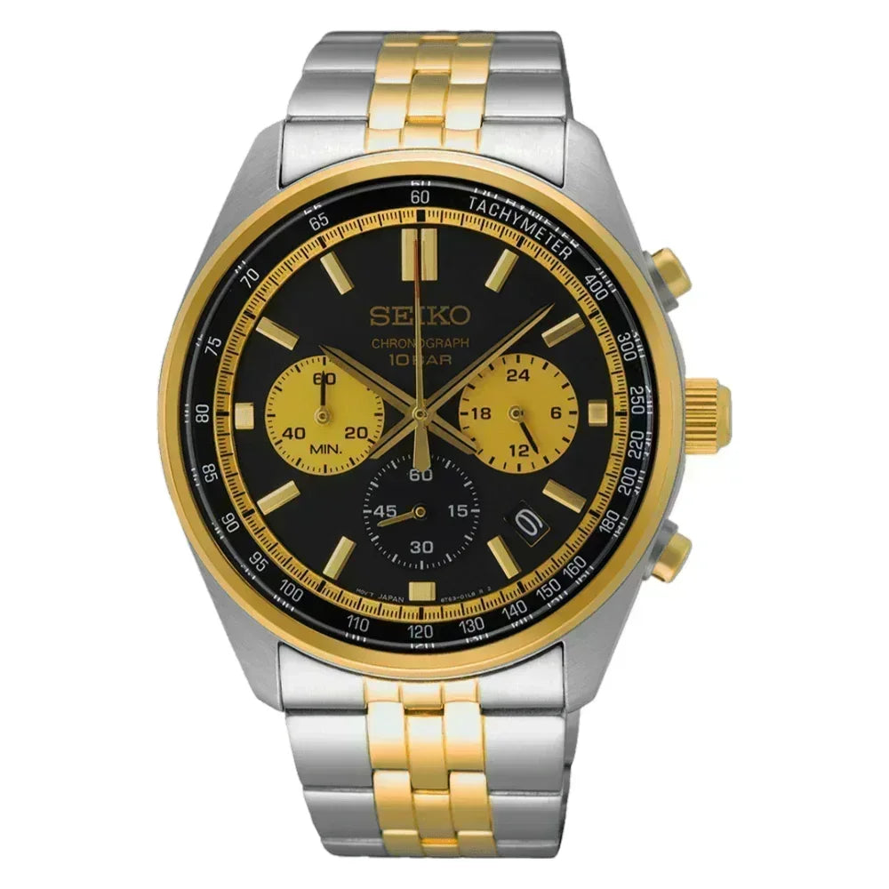 Seiko Chronograph Quartz Mens Watch SSB430