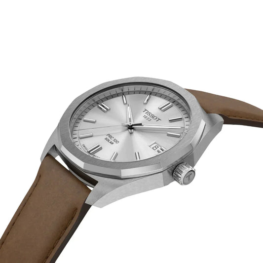 Tissot PRC 100 Solar Classic Contemporary Quartz Men's Watch T1514221603100