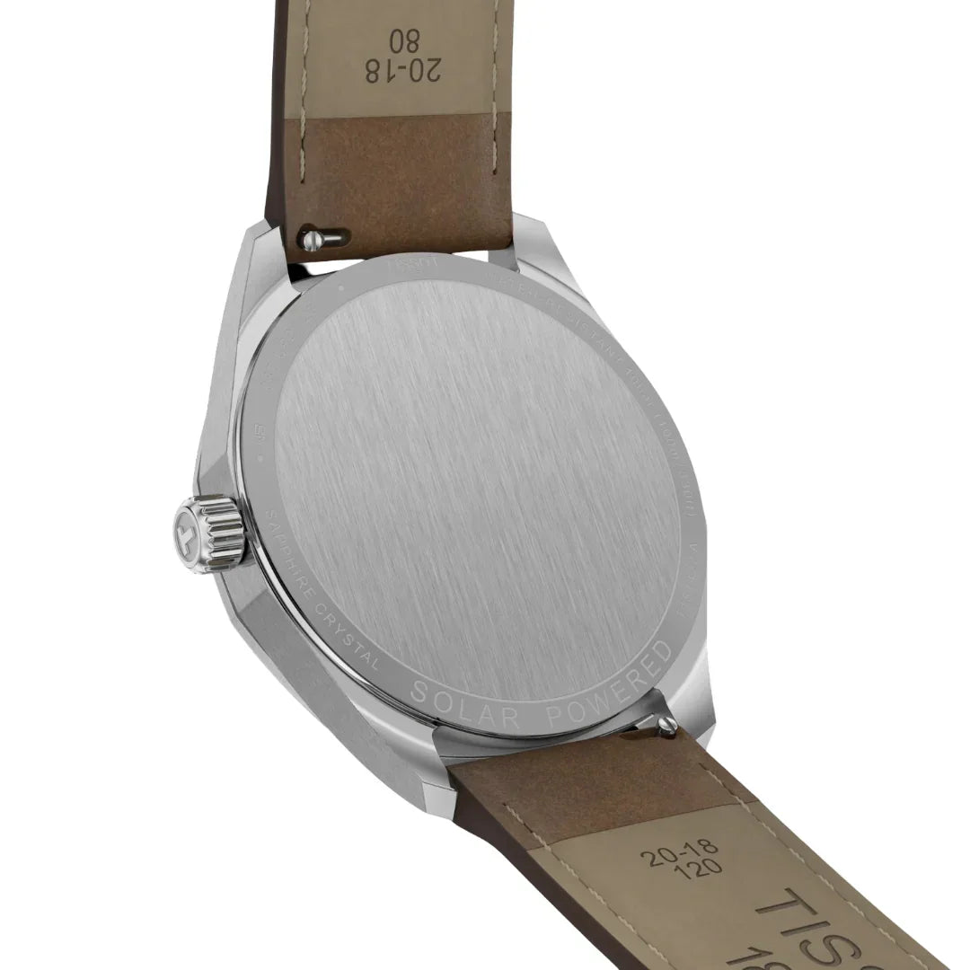 Tissot PRC 100 Solar Classic Contemporary Quartz Mens Watch T1514221603100