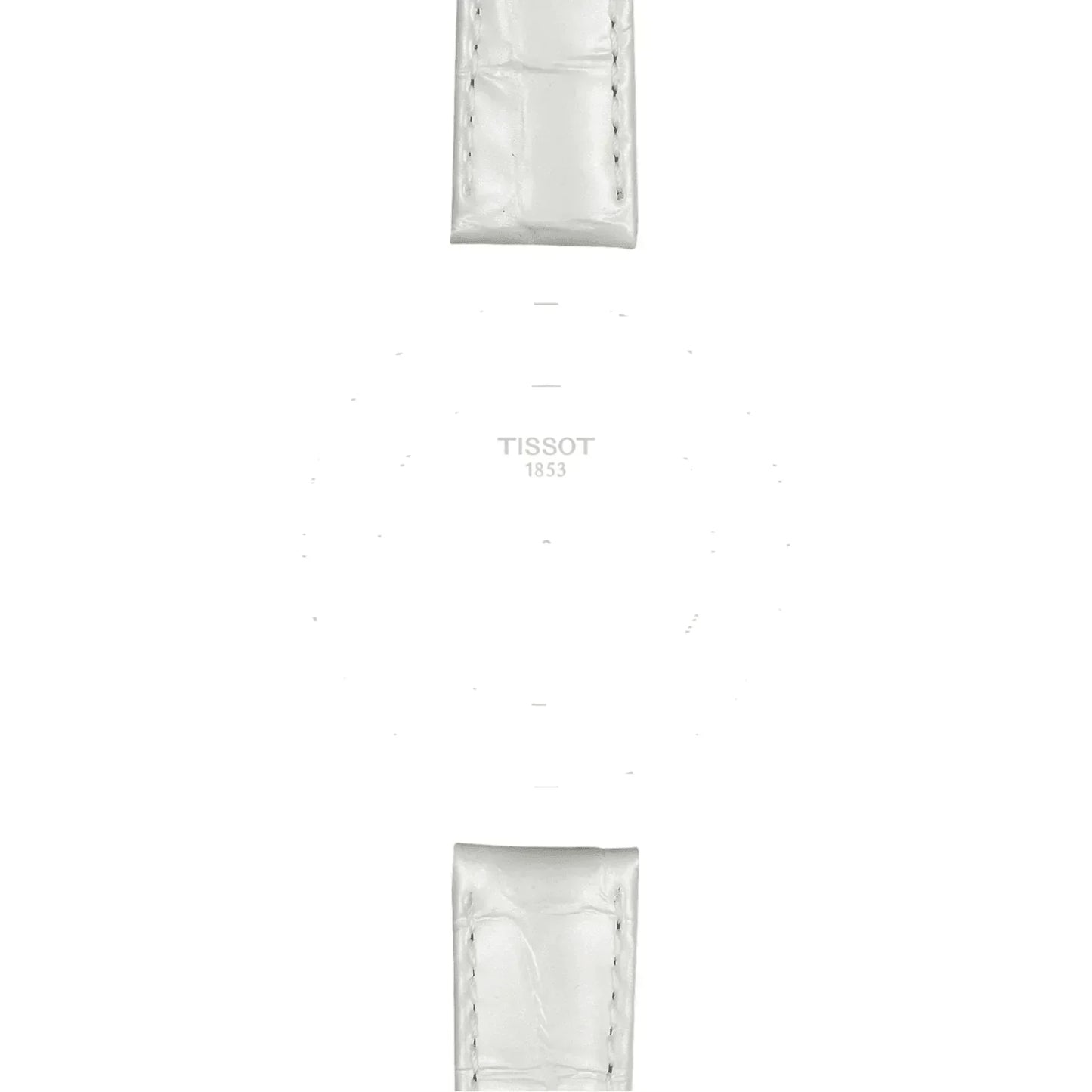 Tissot Official White Leather Strap Lugs 16 mm T852036795