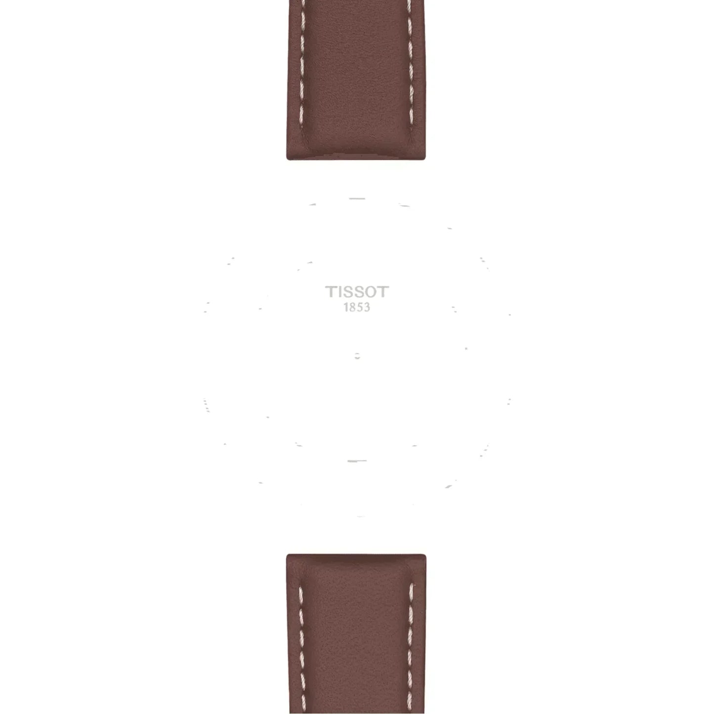 Tissot Official Brown Leather Strap Lugs 21 mm T852044597