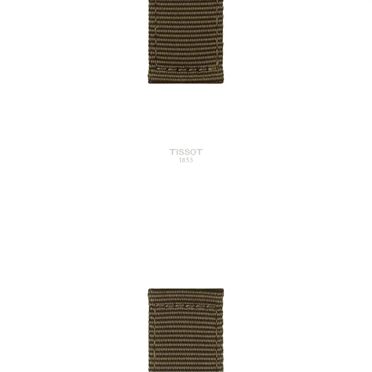Tissot Official Khaki Fabric Strap Lugs 22 mm T852046756