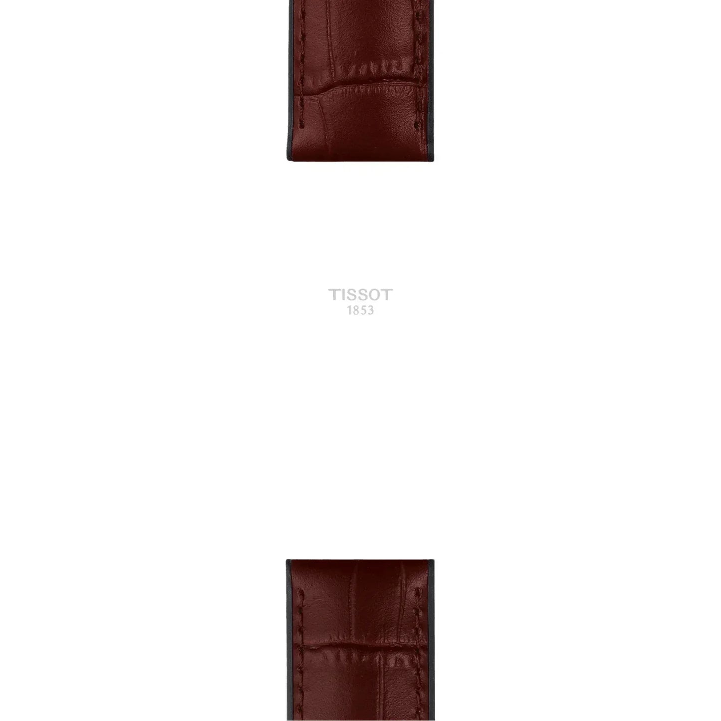 Tissot Official Brown Leather and Rubber Parts Strap Lugs 22 mm T852046767