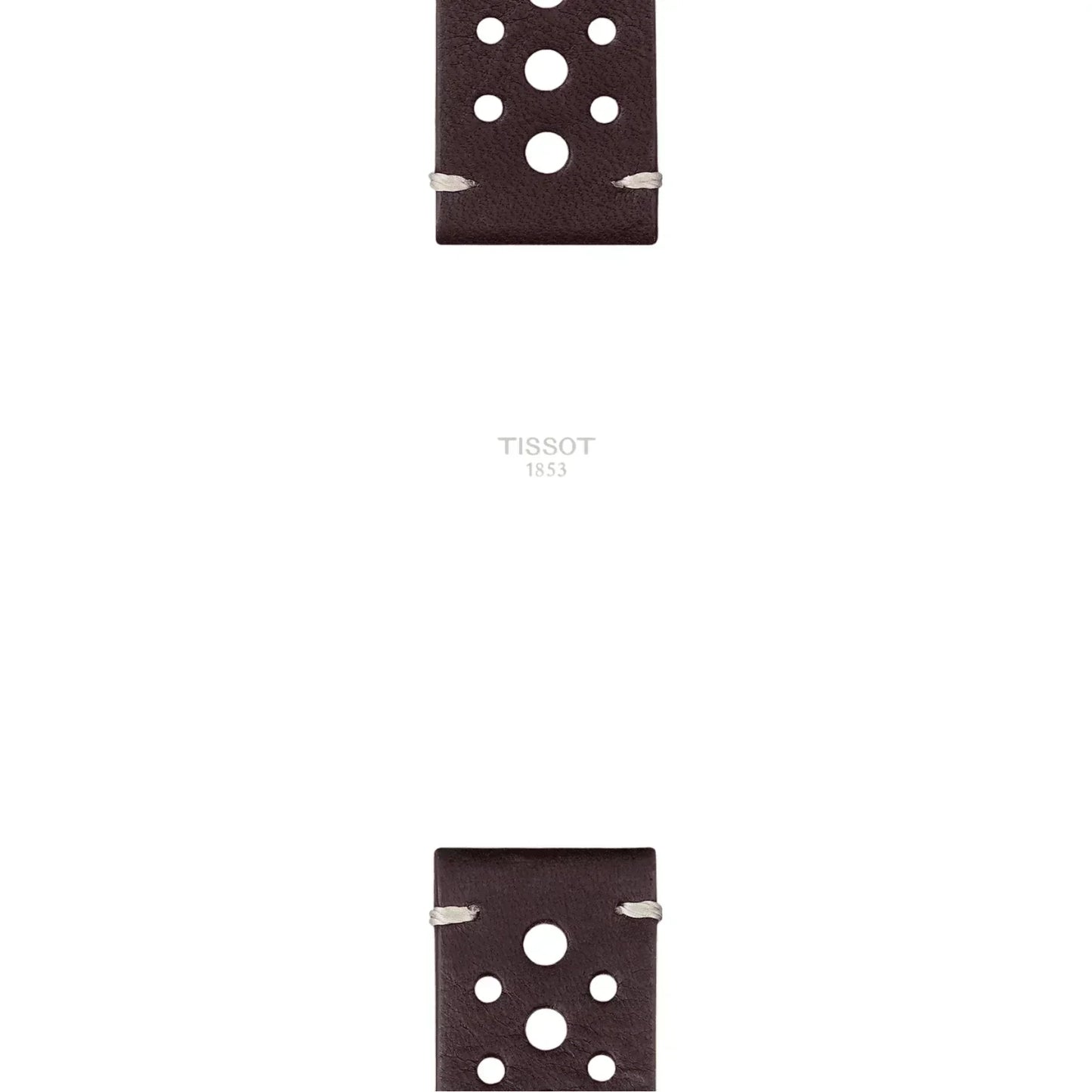 Tissot Official Brown Leather Strap Lugs 22 mm T852046777