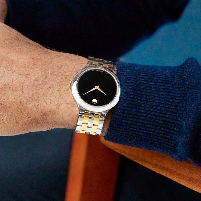 Movado Vetrui Quartz Mens Watch 0607416