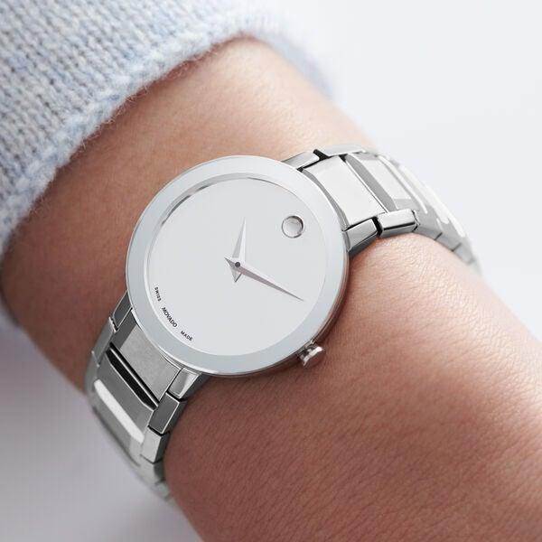 Movado Sapphire Quartz Women's Watch 0607547