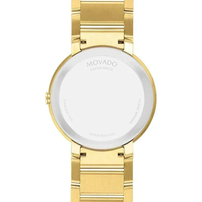 Movado Sapphire Quartz Mens Watch 0607588