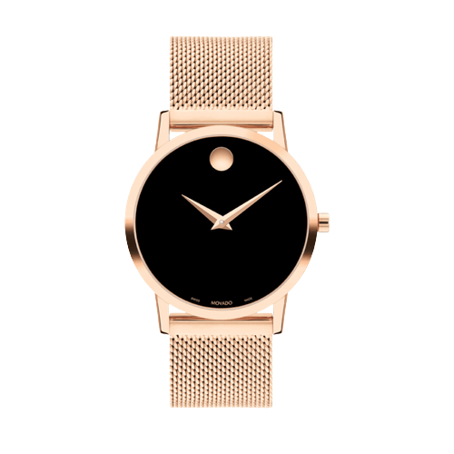 Movado museum best sale rose gold