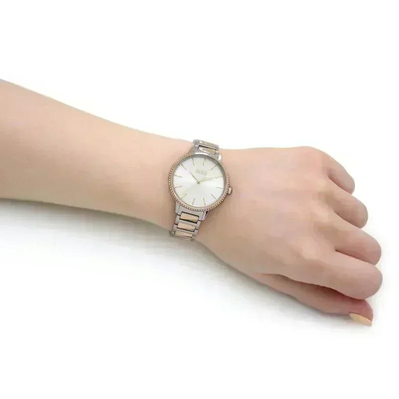 Hugo Boss 1502568 Signature 2 Tone Bracelet Quartz Women's Watch