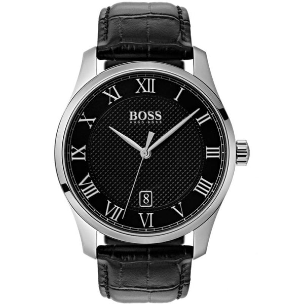 Hugo boss outlet master watch silver