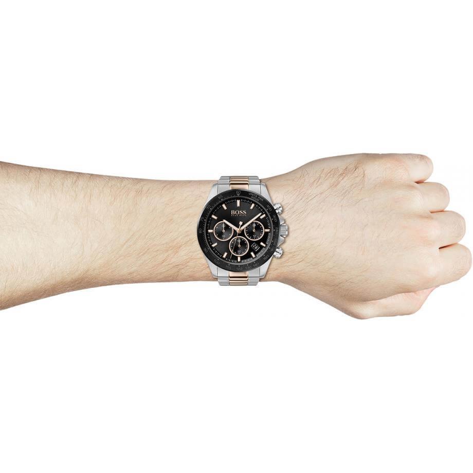 Hugo Boss 1513757 Hero Analog Black Dial Quarzt Men's Watch