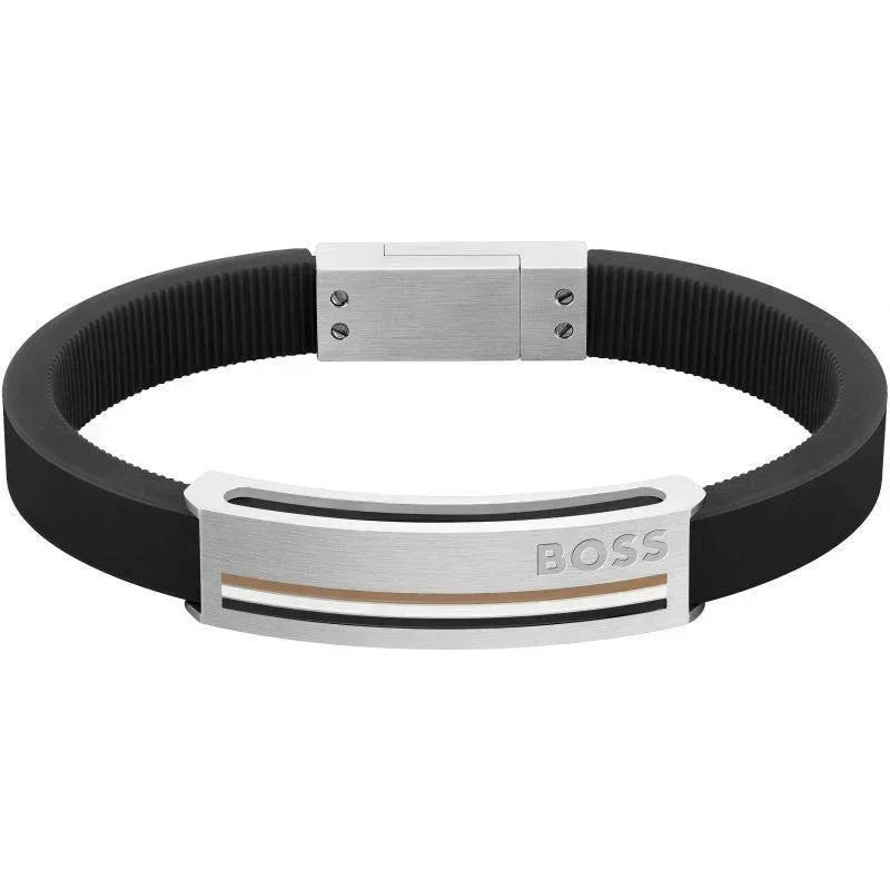 Hugo Boss Jewelry Men's Sarkis A Collection Silicone Bracelet 1580364M