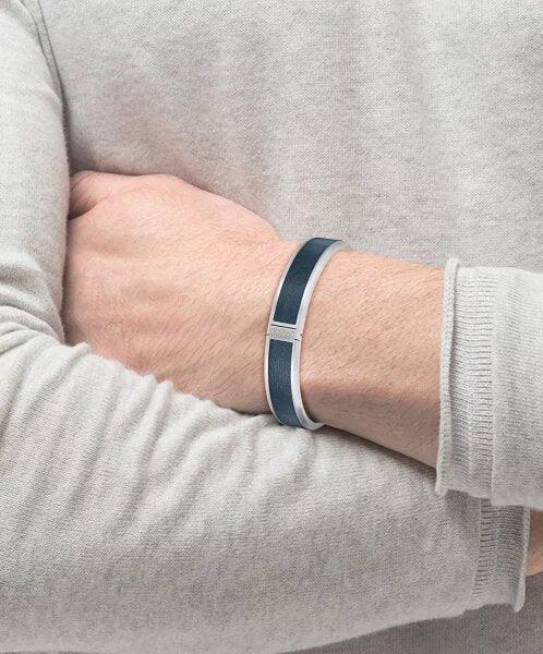 Hugo Boss Jewellery Men's Blue Leather Bracelet 1580514M