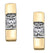 10K Yellow Gold 0.016TDW Diamond Stud Earrings