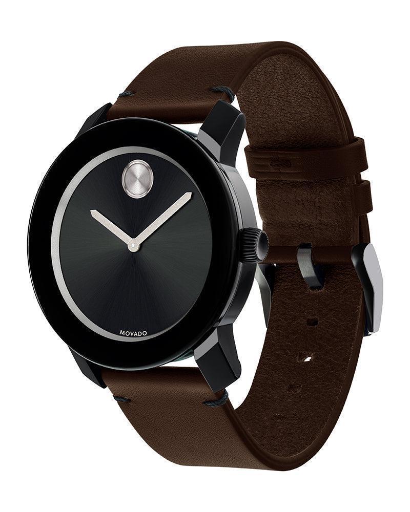 Movado Bold Leather Men's Watch 3600443