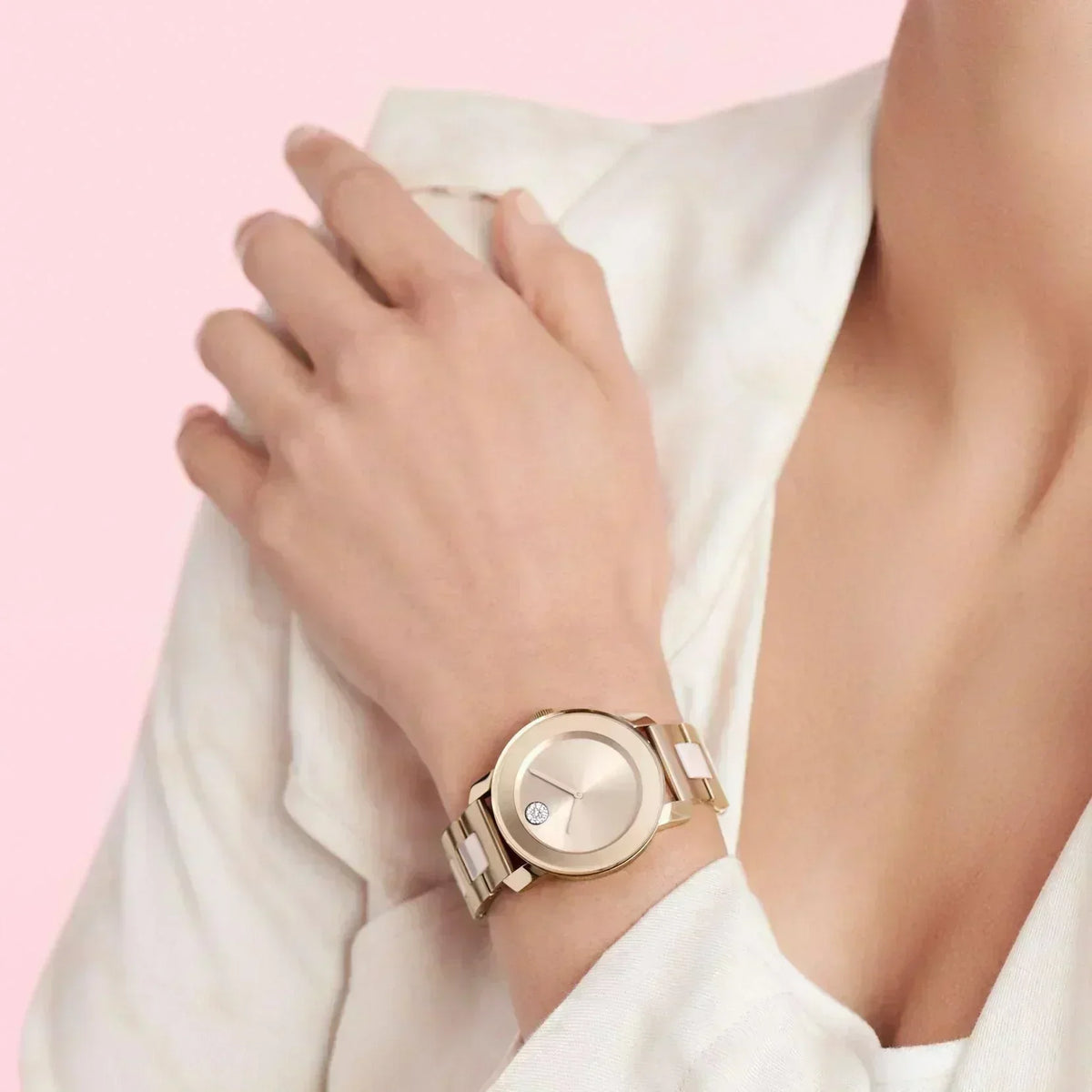 Movado Bold Ceramic Quartz Womens Watch 3600799